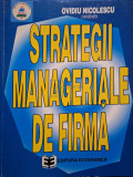 Ovidiu Nicolescu - Strategii manageriale de firma (editia 1998)