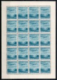 Romania 1947, LP 218, 1 Mai - Ziua Muncii, Posta Aeriana in coala mica de 20 de timbre, MNH!