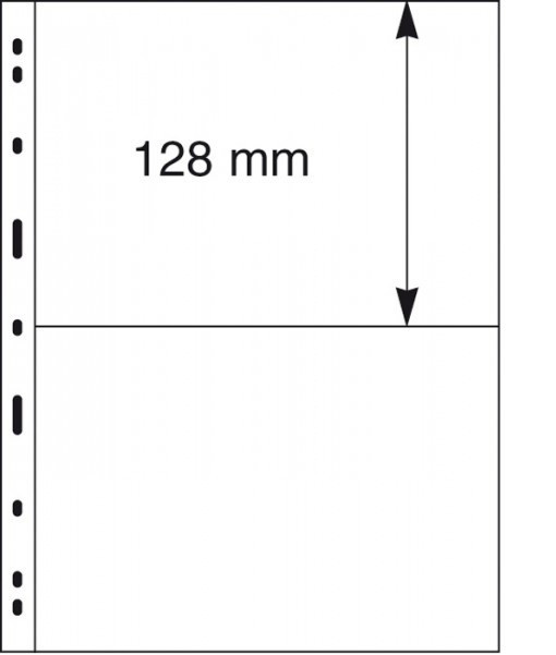 Lindner Uniplate 092 transparent PVC foi pentru banknote - 5 buc.