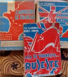 LOT 3CARTI/CURSURI LIMBI CANDREA/ RUSA ,ENGLEZA,FRANCEZA/I AM LEARN ENGLISH/ASA SE VORBESTE RUSESTE /J APPRENS LE FRANCAIS