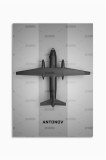 21mxm_aircrafts_012|Frameless Wall Poster, Fighter Jet Top View, Aviation Art, Canvas, 2025 Aviation Collection | A3 (29.7 x 42 cm) - 21mxm_aircrafts_