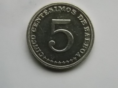 5 CENTESIMOS 1993 PANAMA foto