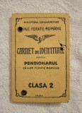 Carnet de identitate pentru pensionarul Cailor Ferate Romane - 1927