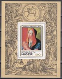 Niger 1979 - 450 de ani de la moartea lui Albrecht D&uuml;rer, Colita SOUVENIR NDT, F. RARA, MNH