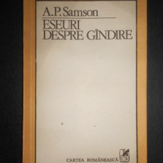 A. P. Samson - Eseuri despre gandire