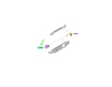 Lampa numar spate FORD RANGER (RA), 12.2022-, partea dreapta, original, LED,