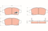 TRW GDB3218 COTEC set placute frana,frana disc