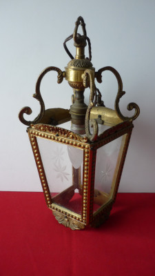 LAMPADAR, CANDELABRU, LUSTRA DIN BRONZ foto