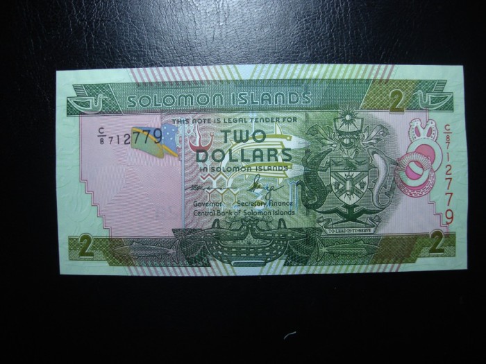 SOLOMON ISLANDS 2 DOLARI 2011 UNC