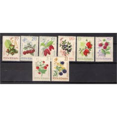 1964 - Fructe de padure, serie neuzata