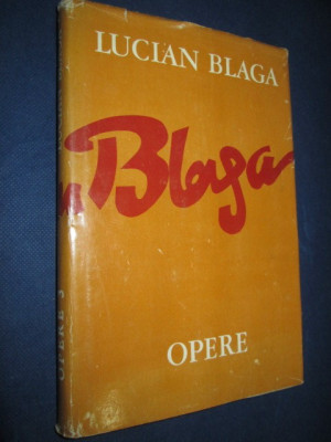 2217-I-L.Blaga-OPERE-1975, marimi 20_14cm, 273 pagini. foto