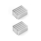 Cumpara ieftin Set 10 magneti neodim, foarte puternici, 20x10x2 mm - Patrati