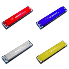Muzicuta metalica pentru copii, Harmonica 16l, etui inclus