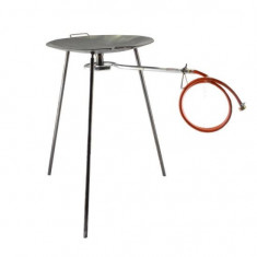 Disc pentru gratar, metalic, cu arzator, picioare, 60.5x79 cm, Perfect Home  GartenVIP DiyLine