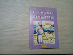 ELEMENTE DE GEOMETRIE - Clasa I - IV - Lenuta Cojoaca - 1998, 134 p. foto