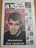 ziarul formula as 24 -31 ianuarie 2000 - george clooney , george ivascu , formatia gaz pe foc