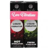SECRETPLAY - LIQUID VIBRATOR LOVE VIBRATIONS PACK, SECRETPLAY COSMETIC