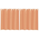 Cumpara ieftin Perdele Voile cu Oelii 2 buc Teracota