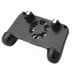 Joystick pentru Telefon Mobil, pentru PUBG Moile, Fortnite, Critical Ops, Negru foto