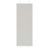vidaXL Jaluzea plisată gri deschis 75x200cm Lățime țesătură 74,4 cm
