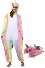 PJM125-59 Set pijama kigurumi + papuci de casa foto