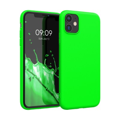 Husa pentru Apple iPhone 11, Silicon, Verde, 49783.44 foto