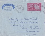 FILATELIE TEMATICA - PLIC MAREA BRITANIE TEMATICA AVION AVIOANE AVIATIE AIRMAIL AEROGRAMA