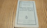 ORIGINEA SOCIALA A FILOSOFIEI LUI AUGUSTE COMTE - Al. Claudian - 1936, 223 p.