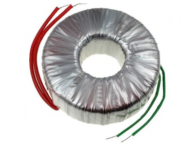 Transformator Toroidal 450VA 230V 2,05A Cabluri foto