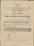 A1372 Formular subscriere, 1912, Hatodik hadi kolcson, &Icirc;mprumutul de război austro-ungar