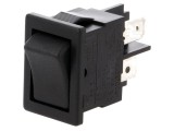Comutator ROCKER DPST ON-OFF 10A 250V Negru