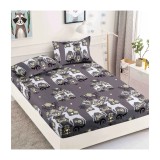 Cumpara ieftin Husa de Pat Craciun + 2 Fete de Perna din Finet - JO855