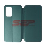 Husa Flip Round Samsung Galaxy A52 / A52 5G Sea Green, Protectie Premium