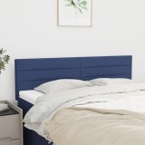 Cumpara ieftin Tăblii de pat, 2 buc., albastru, 72x5x78/88 cm, textil