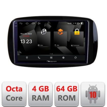 Navigatie Smart For Two 2015- 5510-Smart15 Android Octa Core 720p 4+64 DSP 360 camera carplay android auto CarStore Technology
