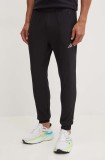 adidas pantaloni de trening culoarea negru, neted, JD8733