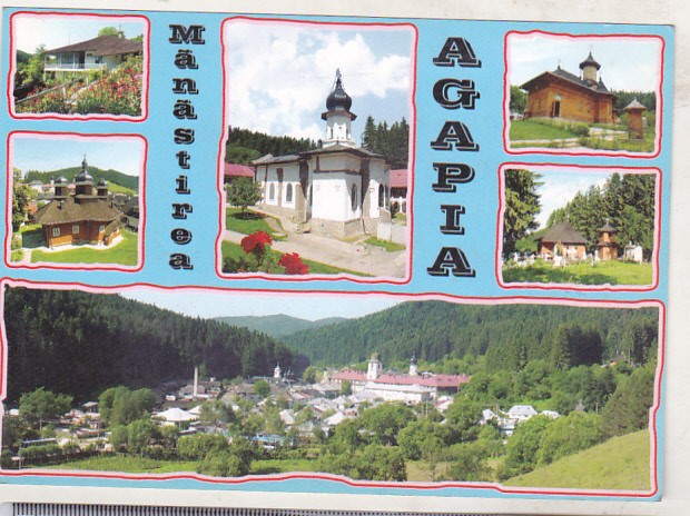 bnk cp Manastirea Agapia - Vedere - necirculata