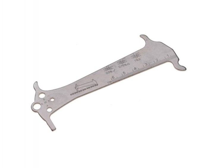 Unealta masurare uzura lant motociclete pas 415 420 428 Cod Produs: MX_NEW AA0144B