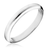 Inel argint 925 - model de nuntă fin, strălucitor - Marime inel: 54