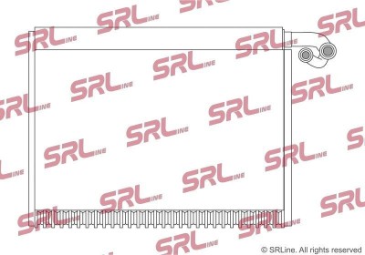 Evaporator Mercedes Gl 12, M Class 12, R-Class, motor: 3.0 CDI, 4.0 CDI, 4.7 V8, 5.4 V8, 5.5 V8 T, 315x245x60, SRLine, miez si rezervor din aluminiu foto