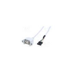 Cablu conector 5pin, USB B soclu, USB 2.0, lungime 1m, {{Culoare izola&#355;ie}}, BQ CABLE - USBBJ-1