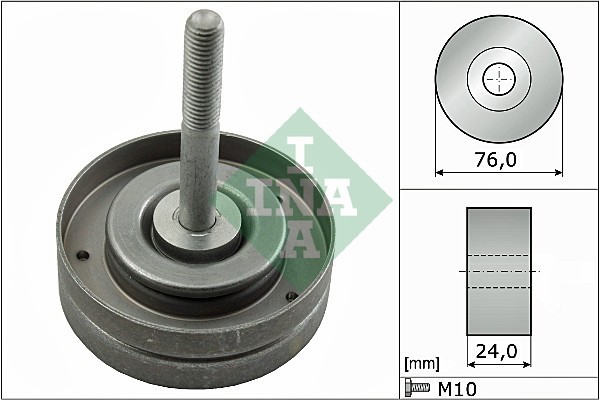 INA 532 0500 10 Rola ghidare/conducere, curea transmisie