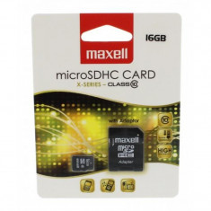 Card microSDHC Maxell, 16 GB, seria X, clasa 10 foto