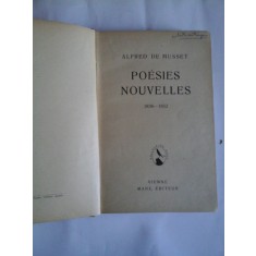 POESIES NOUVELLES 1836-1852 - ALFRED DE MUSSET - Iimprimerie Vienne Manz