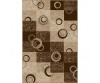 Covor Model Daffi 13058-120, Marime 50 x 80 cm, Crem, Maro, Inaltime Fir 6 mm, Antialergic, Polipropilena, Living, Dormitor, Sufragerie, Birou