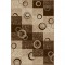 Covor Model Daffi 13058-120, Marime 50 x 80 cm, Crem, Maro, Inaltime Fir 6 mm, Antialergic, Polipropilena, Living, Dormitor, Sufragerie, Birou