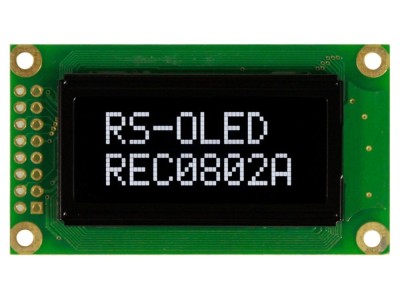 Ecran OLED alfanumeric 8x2, alb foto