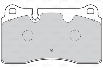 VALEO 302097 FIRST set placute frana,frana disc foto