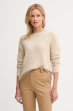 Pepe Jeans pulover din amestec de l&acirc;nă culoarea bej, PL7000031
