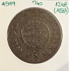 740 Imperiul Otoman, Ottoman Empire 5 Kurus Beslik - Mahmud II Kostantiniyye 1248 (1833) KM#599, Argint .170, Europa